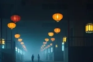《青苔与铁》解析封面，老厂房楼梯转角的斑驳墙面
